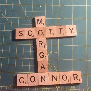 Custom scrabble tiles